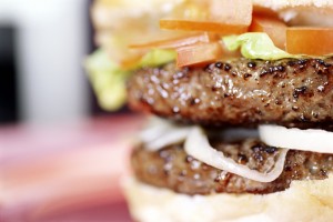 Beefburger --- Image by © Royalty-Free/Corbis